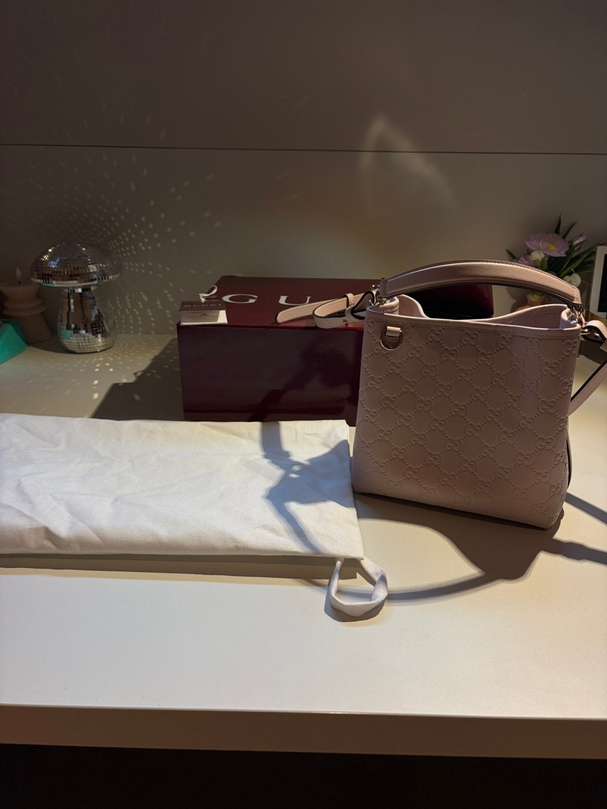 Gucci limited edition tas, Ophalen, Nieuw, Roze, Schoudertasje