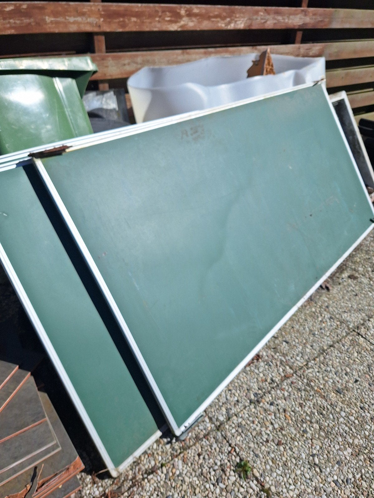 3 schoolborden set, Ophalen, Krijtbord