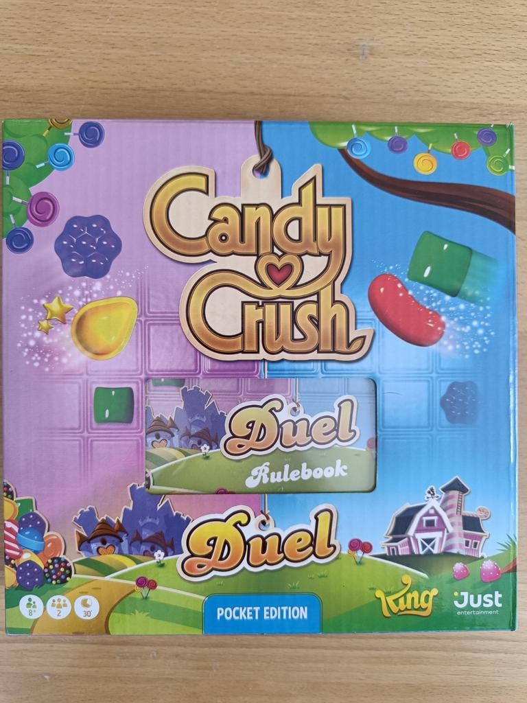 Candy Crush Duel Pocket Edition Bordspel, Hobby en Vrije tijd, Gezelschapsspellen | Bordspellen, Gebruikt, Een of twee spelers