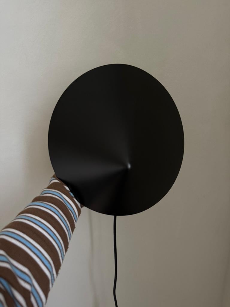 Arum wall scone wandlamp ferm living zwart, Ophalen of Verzenden, Zo goed als nieuw, Minder dan 50 cm