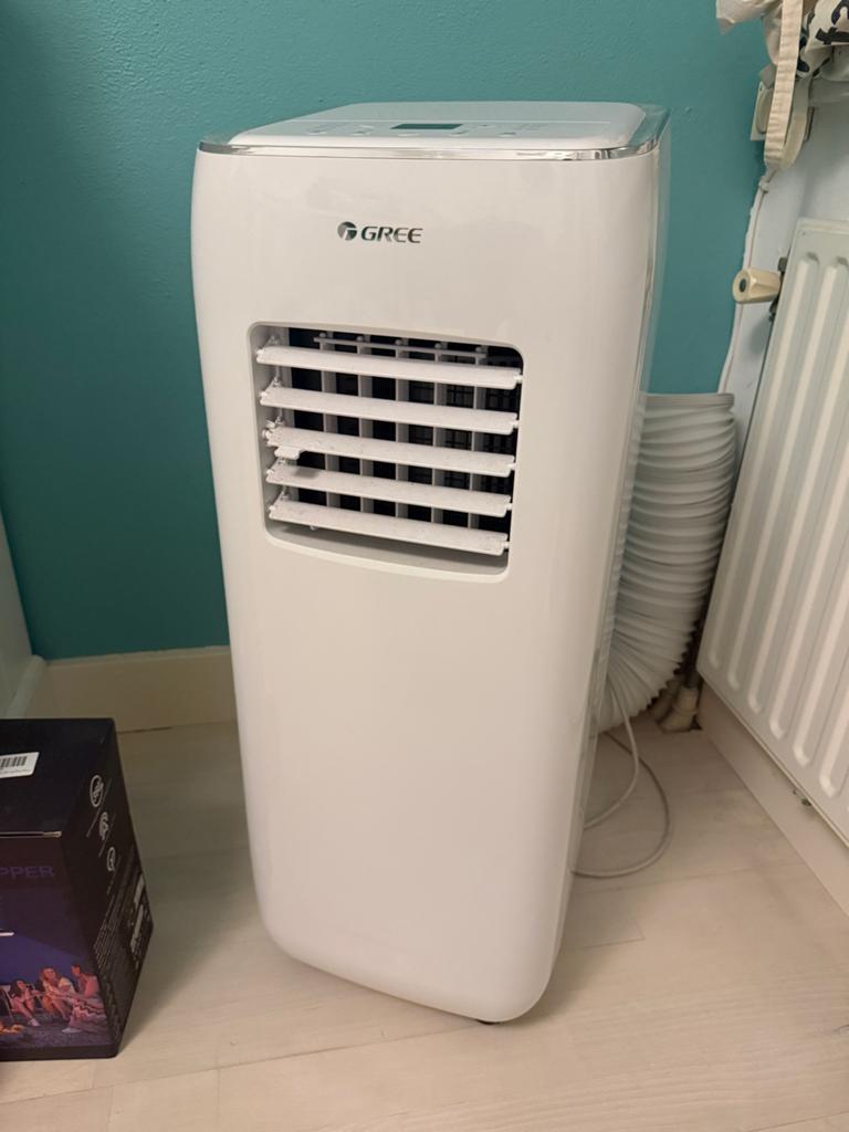 Gree Mobiele Airco GPC07AM-K5NNA2B - Koelen & Ontvochtigen, Ophalen, Minder dan 60 m³, 3 snelheden of meer, Zo goed als nieuw