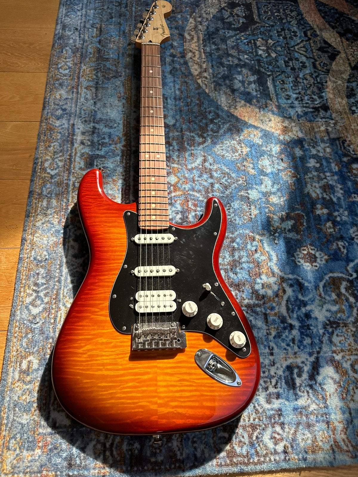 Player Stratocaster HSS Plus Top, Ophalen of Verzenden, Zo goed als nieuw, Solid body, Fender