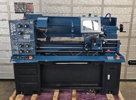 HBM 360 x 1000 Metaaldraaibank - Grote doorlaat 400V - 1,5KW, Ophalen, Zo goed als nieuw, Metaaldraaibank, 500 tot 1000 mm