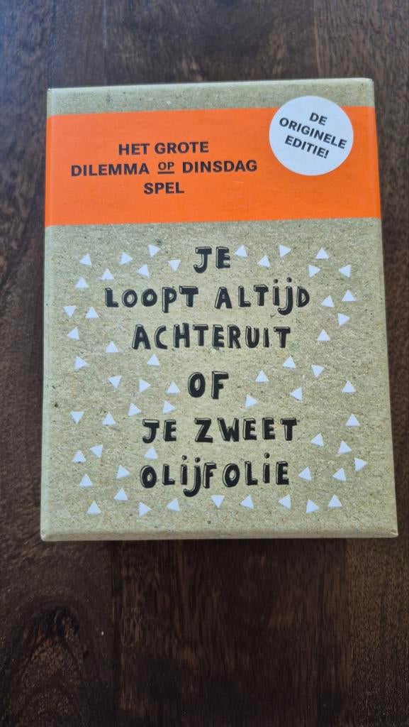 Het Grote Dilemma op Dinsdag Spel - Originele Editie, Vijf spelers of meer, Ophalen of Verzenden, Zo goed als nieuw, BIS Publishers
