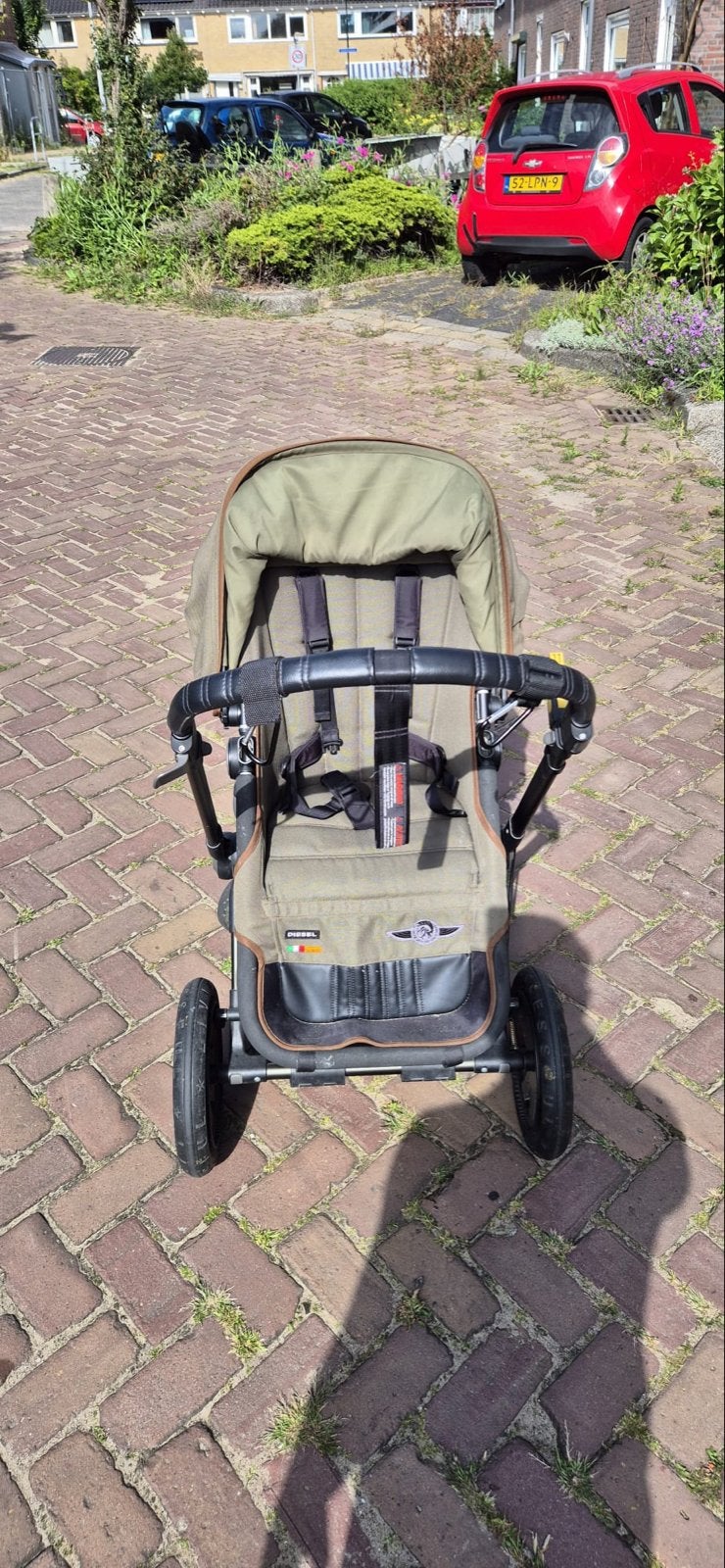 Diesel by Bugaboo kinderwagen met meerijdplankje, Kinderen en Baby's, Kinderwagens en Combinaties, Ophalen, Gebruikt, Kinderwagen