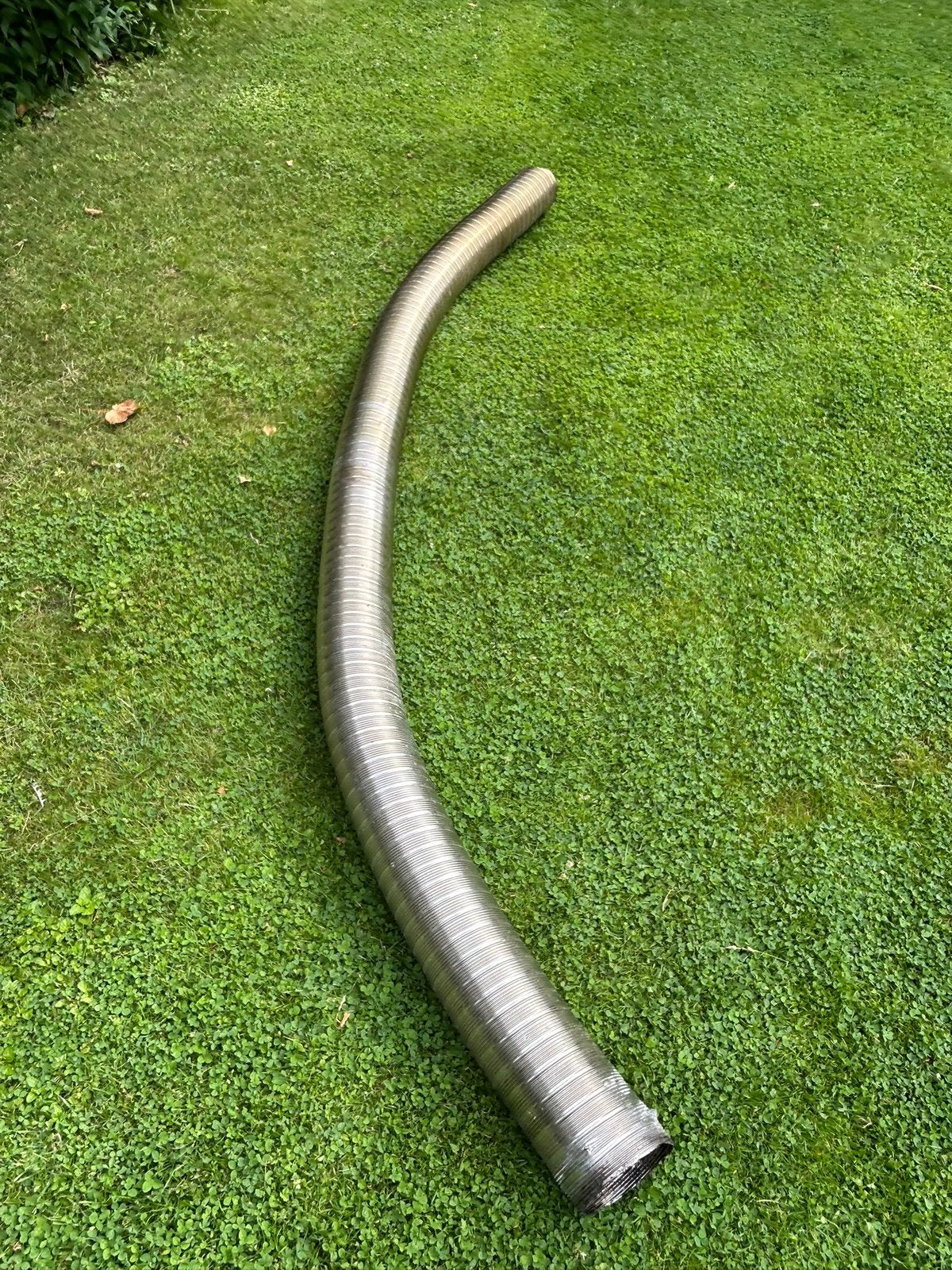 Flexibele kachelpijp 270 cm. Diameter 13 cm., Ophalen of Verzenden, Gebruikt