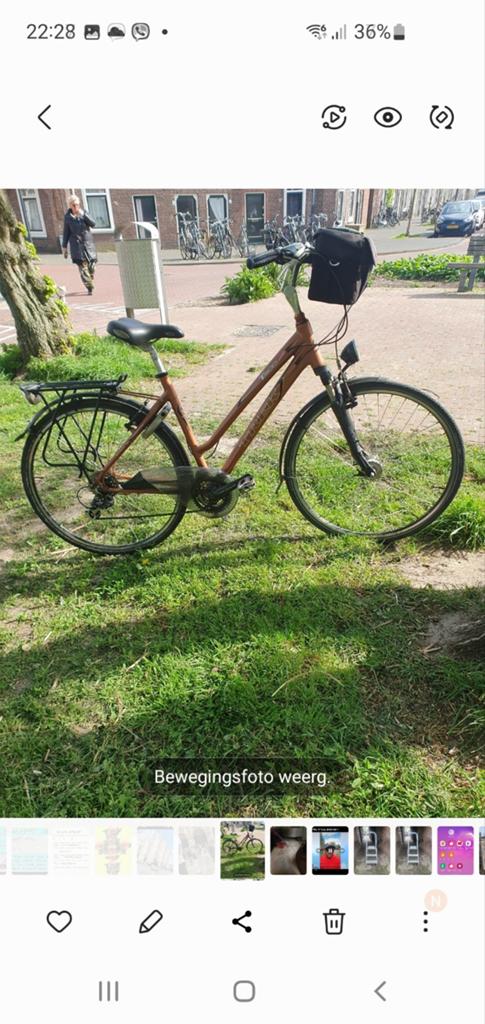 TREK fiets met 7's voren en achterr  versnellingen, Fietsen en Brommers, Fietsen | Dames | Sportfietsen en Toerfietsen, Ophalen of Verzenden