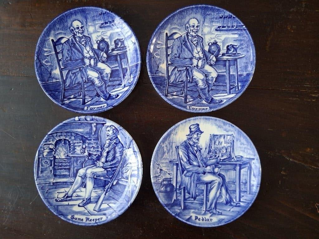 4 wedgewood schaaltjes; enoch (tunstall)ltd, Antiek en Kunst, Ophalen of Verzenden