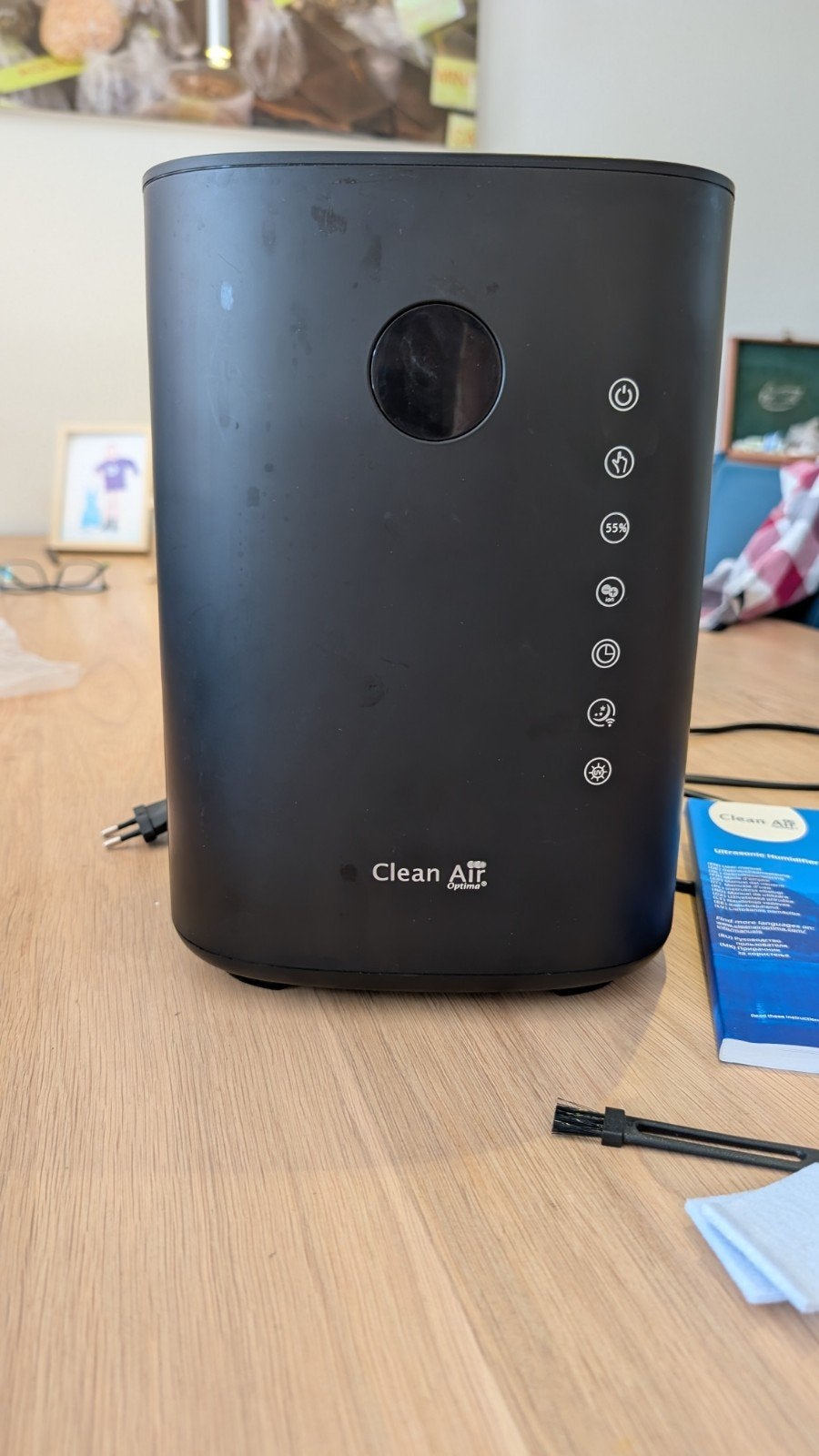 Clean Air Optima CA-604B Smart Ultrasone Luchtbevochtiger, Ophalen, Zo goed als nieuw, Luchtbevochtiger