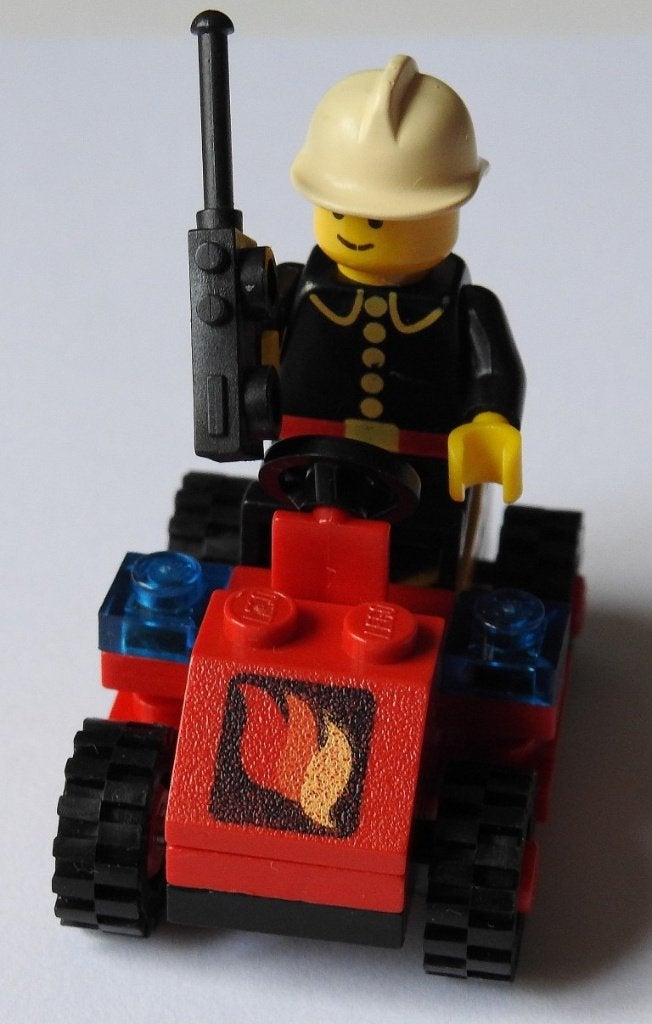 Lego 6611 Brandweerautootje   1981, Verzenden, Gebruikt