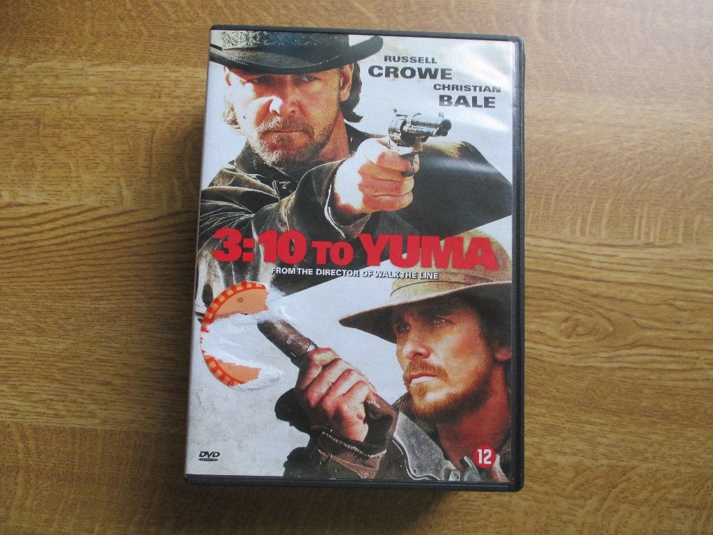 russell crowe-christian bale: 3:10 to yuma (3), Alle leeftijden, Verzenden, Zo goed als nieuw