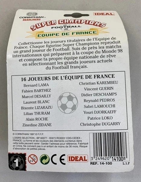 Corinthian Headliners Super Champions Frankrijk, Verzenden, Zo goed als nieuw, Beeldje of Poppetje, Noidea@gmail.com