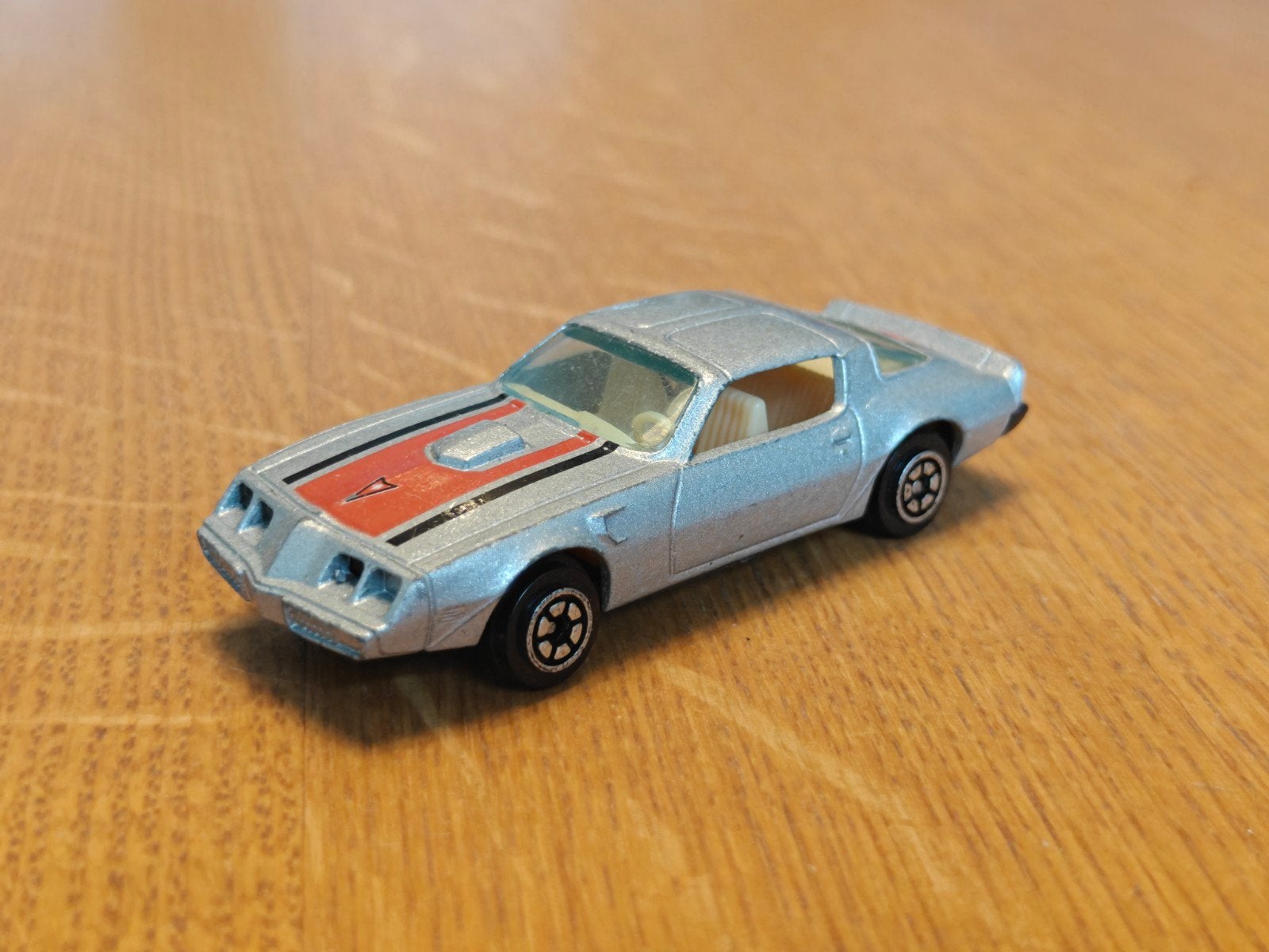 Yatming Pontiac Firebird ZILVER, Ophalen of Verzenden, Zo goed als nieuw, Auto