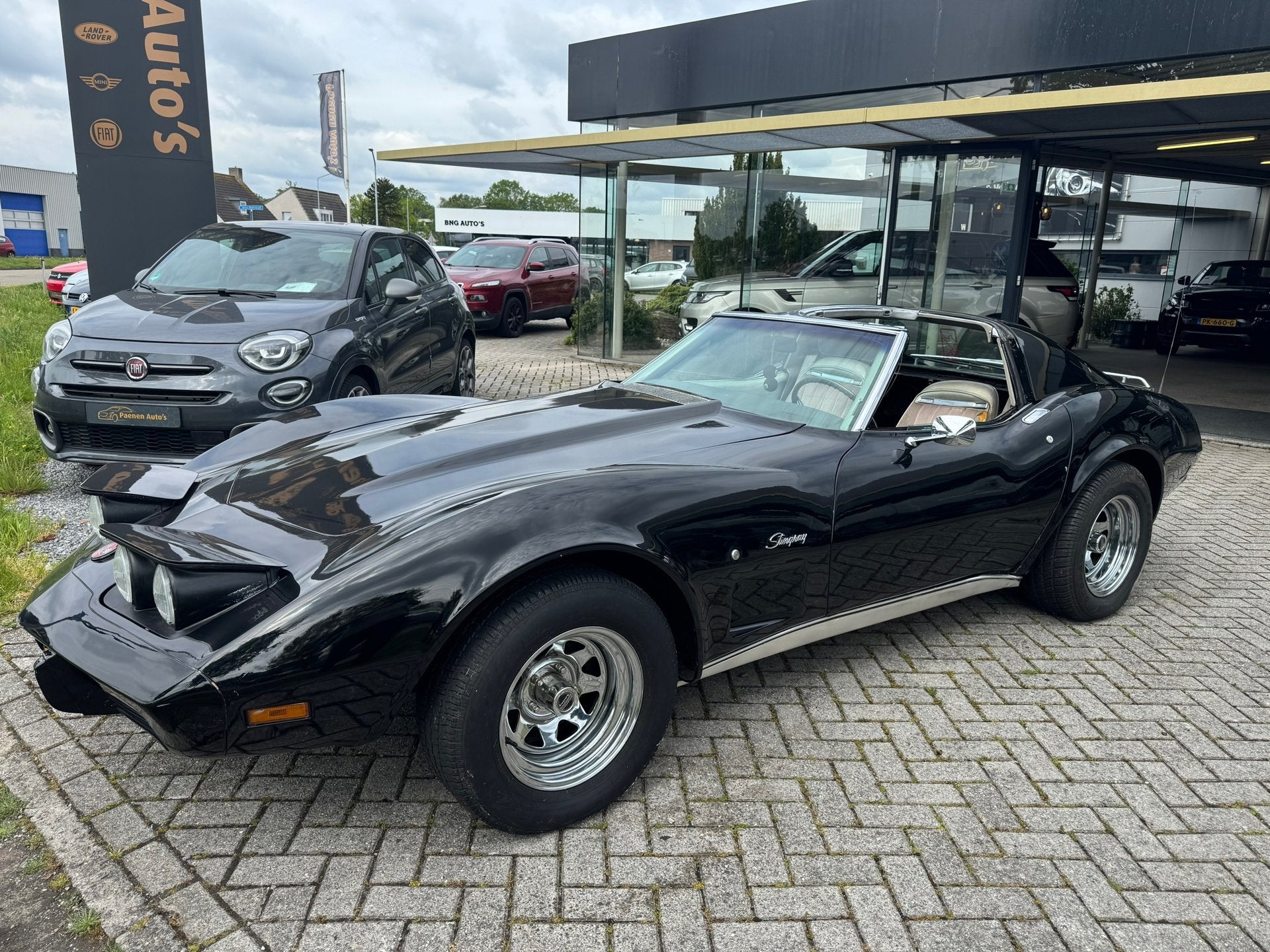 Chevrolet USA Corvette 1 YZ 37 350 ci.|Targa|1e Eigenaar, Automaat, Zwart, Bedrijf, Corvette