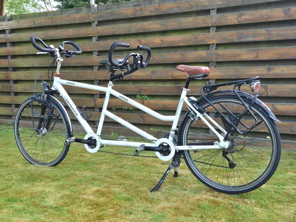 Sparta Tandem normaal framemaat 21 versnellingen, Ophalen, Gebruikt, 10 tot 15 versnellingen, Sparta