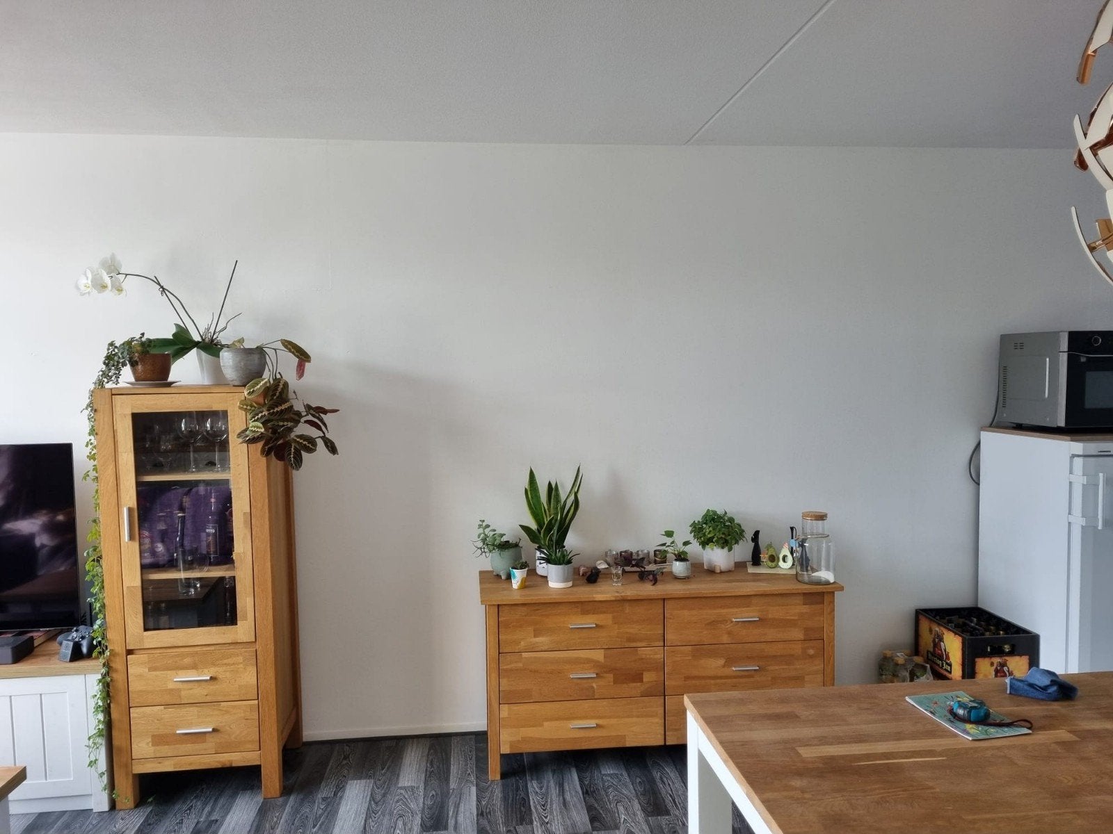 Eikenhouten ladekast 140x70x45 cm, Huis en Inrichting, Kasten | Ladekasten, 100 tot 150 cm, 5 laden of meer, Eikenhout, Ophalen of Verzenden