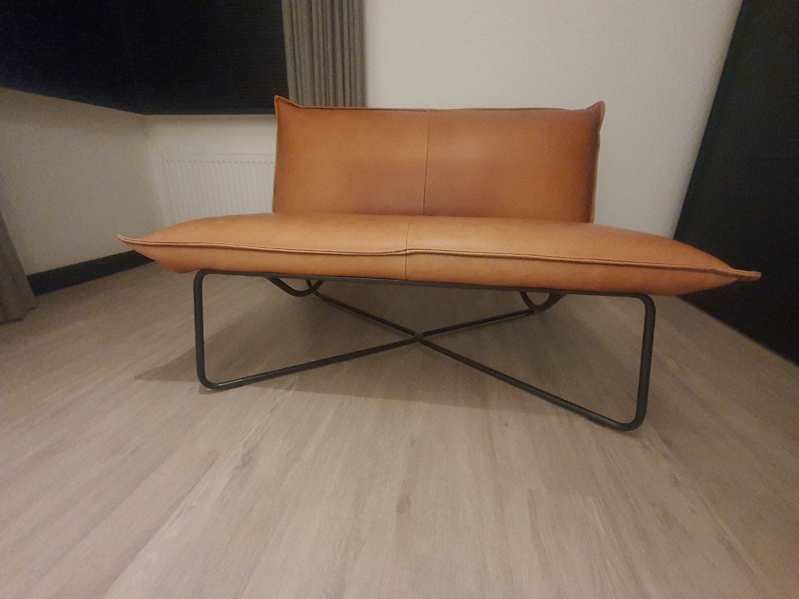Jess Design Earl 2-zits bank - Old Glory Bonanza leer, Ophalen, Modern, Industrieel, 150 tot 200 cm, Tweepersoons