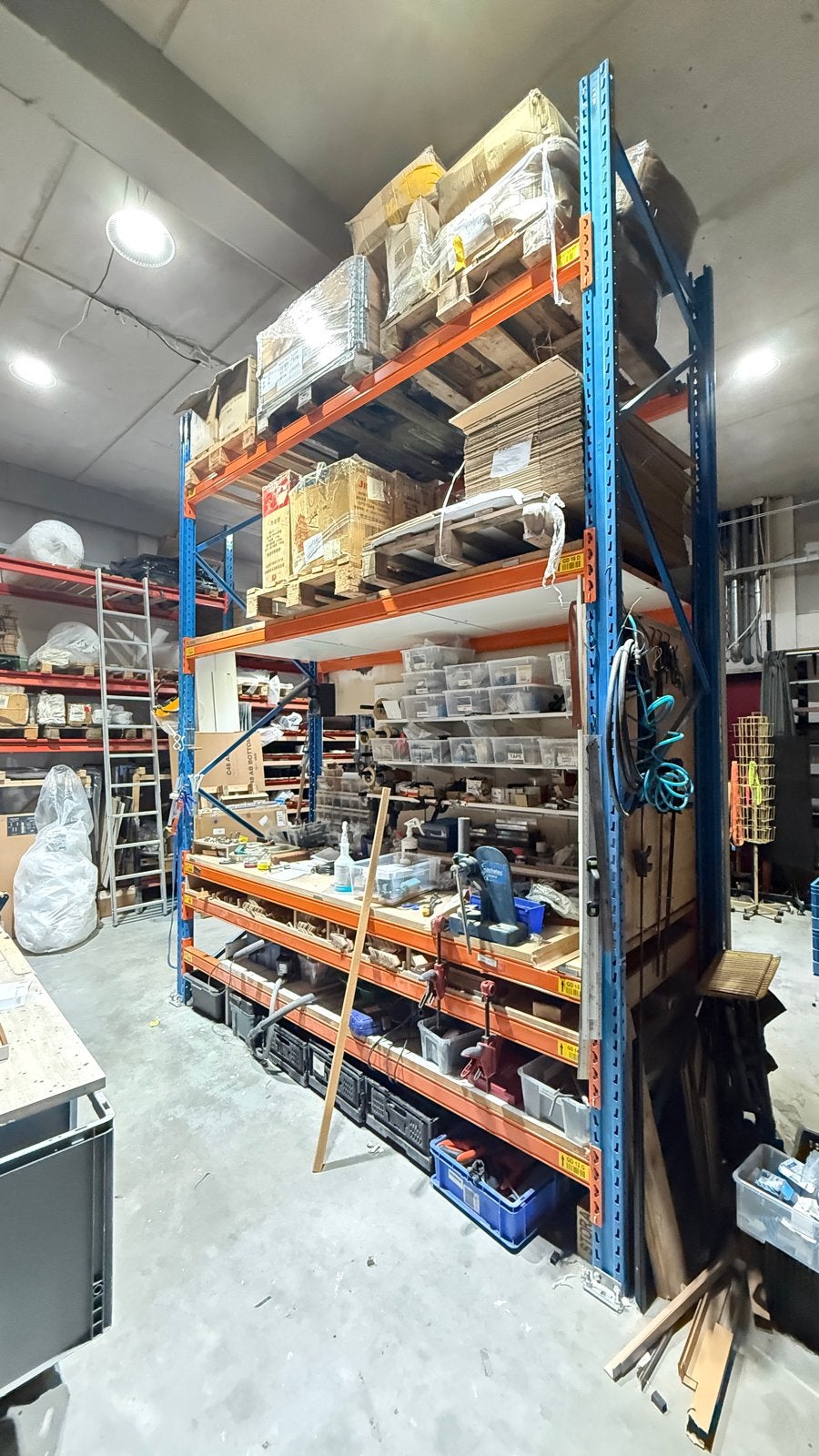 Stow stelling met werkbank en opslag - 270x110x375 cm, Ophalen