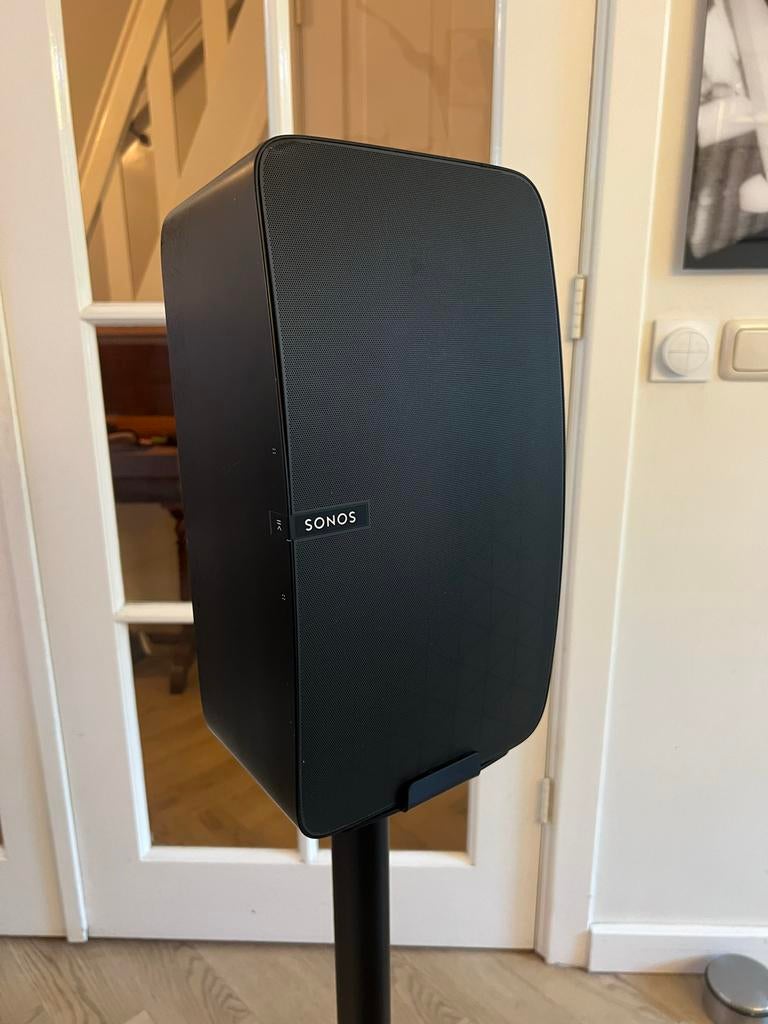 Sonos Play 5 Zwart met standaard, Gebruikt, Ophalen of Verzenden, 60 tot 120 watt, Sonos