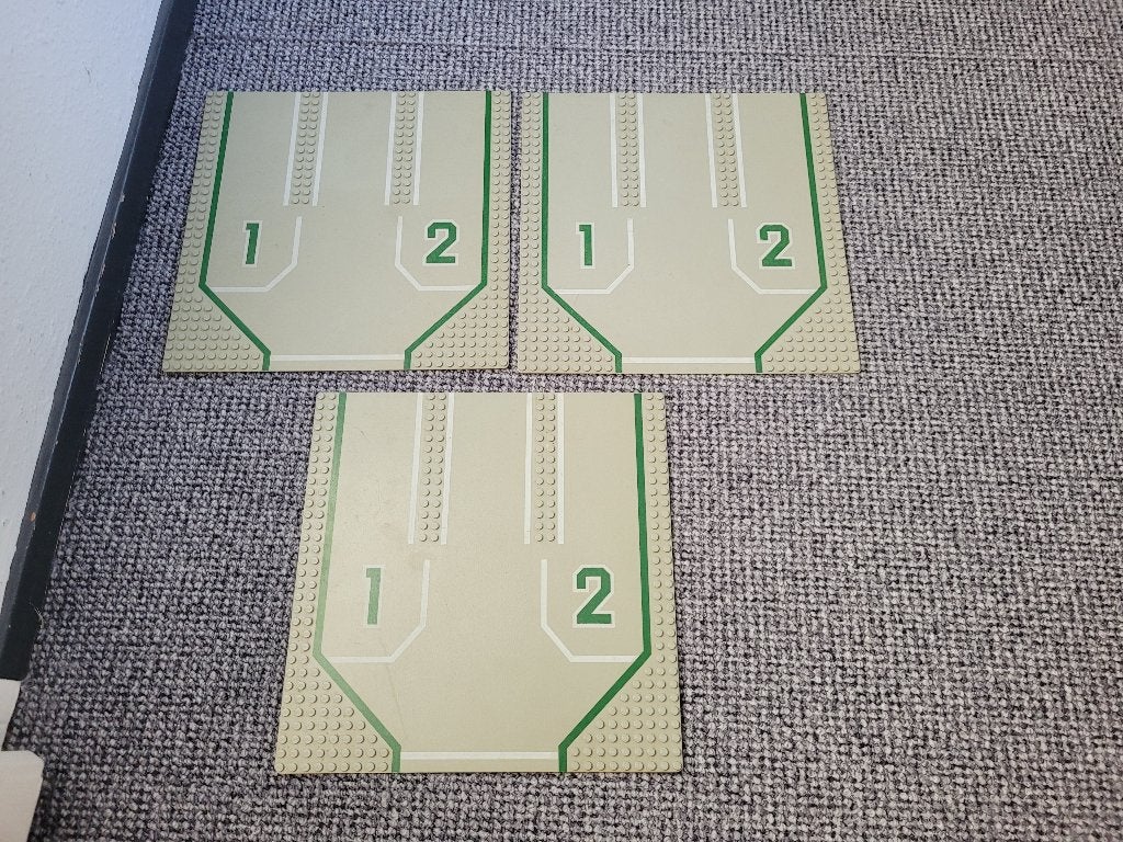Partij B638=3x Lego grondplaten