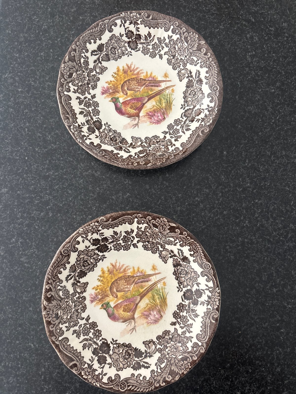Polissy Royal Worcester Game Series schotels (2 stuks), Ophalen of Verzenden