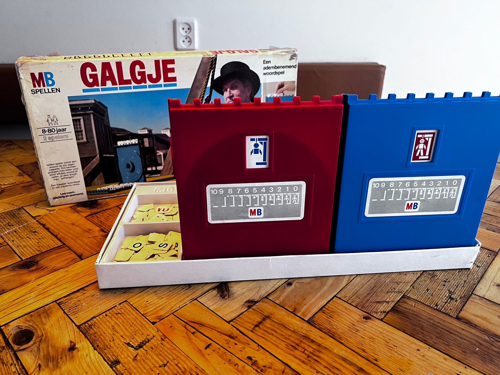 Galgje spel (vintage), Hobby en Vrije tijd, Een of twee spelers, Ophalen of Verzenden, Gebruikt