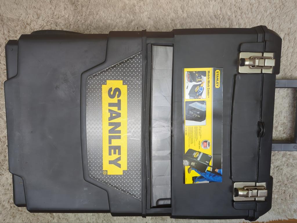 Stanley Mobile Work Center Gereedschapskist op Wielen, Doe-het-zelf en Verbouw, Gereedschapskisten, Ophalen of Verzenden