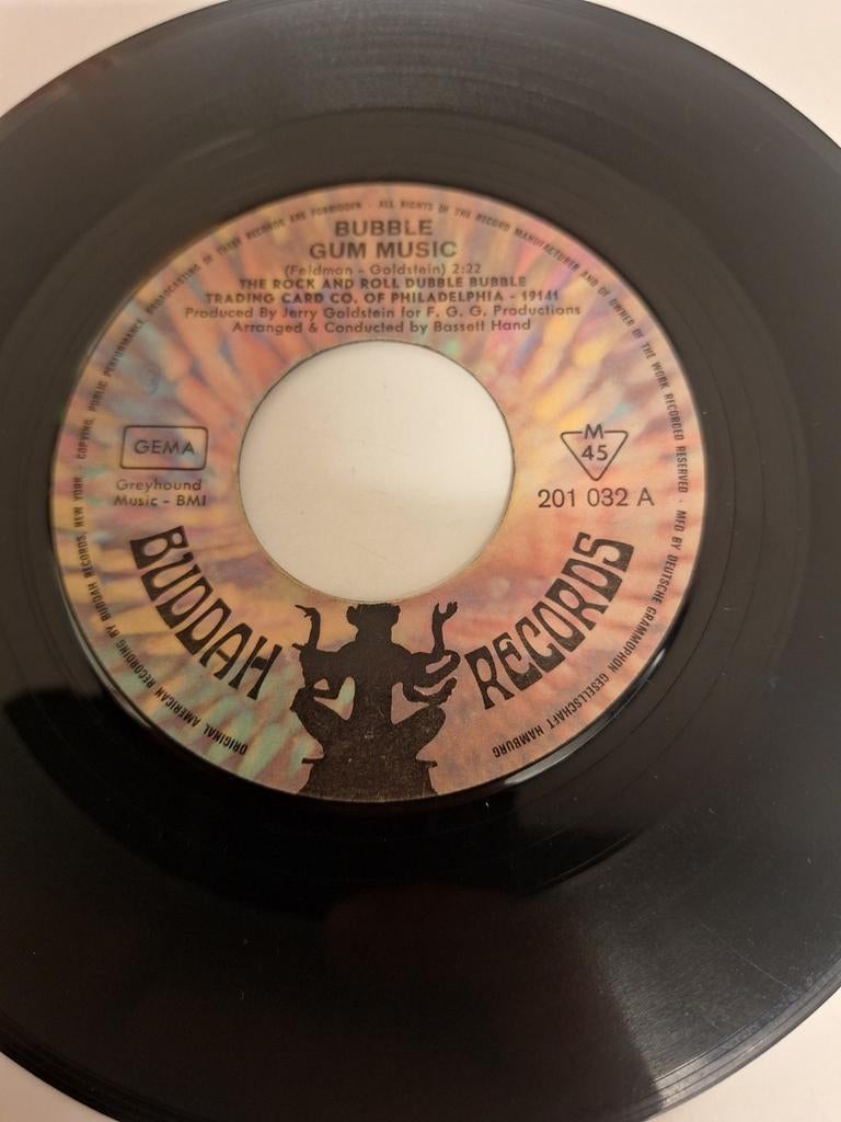 Rock & Roll Dubble Bubble Trading Card Co - Bubble gum music, Verzenden, 1960 - 1969, 7 inch