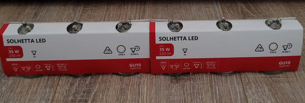Nieuw! Solhetta ledlampjes GU10 35W, D50mm, Ophalen of Verzenden, Nieuw, Minder dan 30 watt, Led-lamp