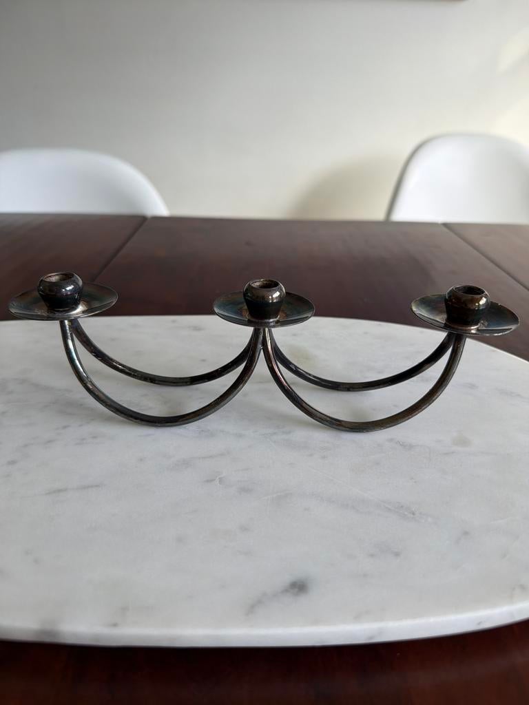 Vintage Deense design kandelaar - AP Berg Made in Denmark, Ophalen of Verzenden, Zo goed als nieuw