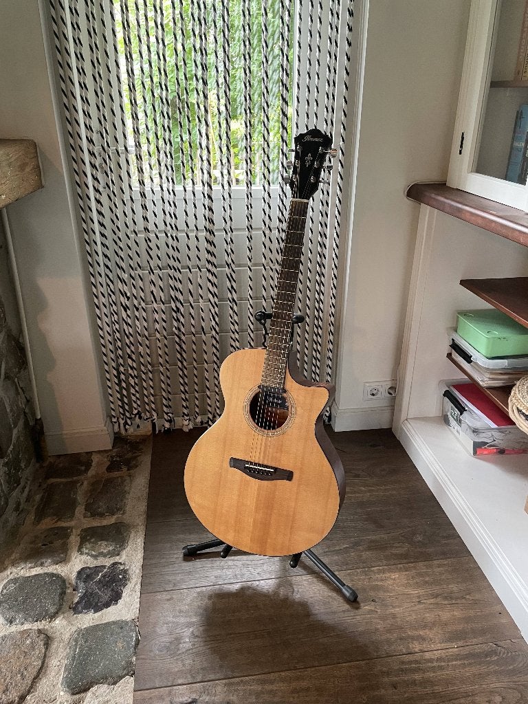 Ibanez AE325-LGS elektrisch-akoestische gitaar, Ophalen, Zo goed als nieuw, Western- of Steelstringgitaar