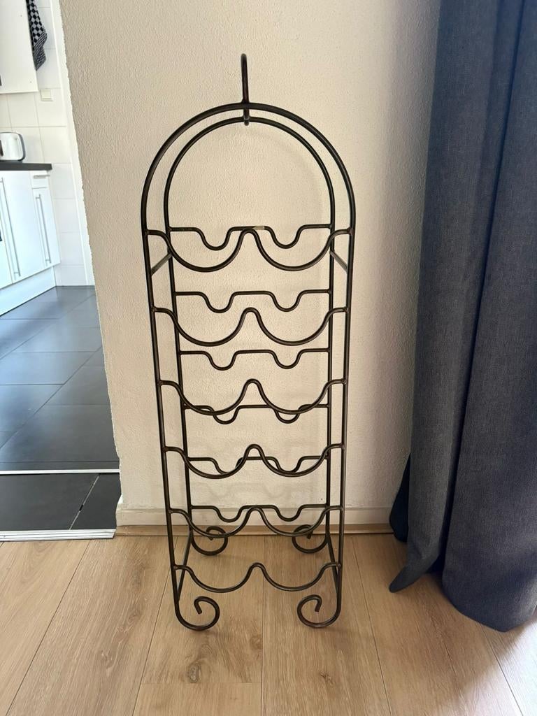 Wijnrek, Ophalen, Metaal, 75 cm of meer