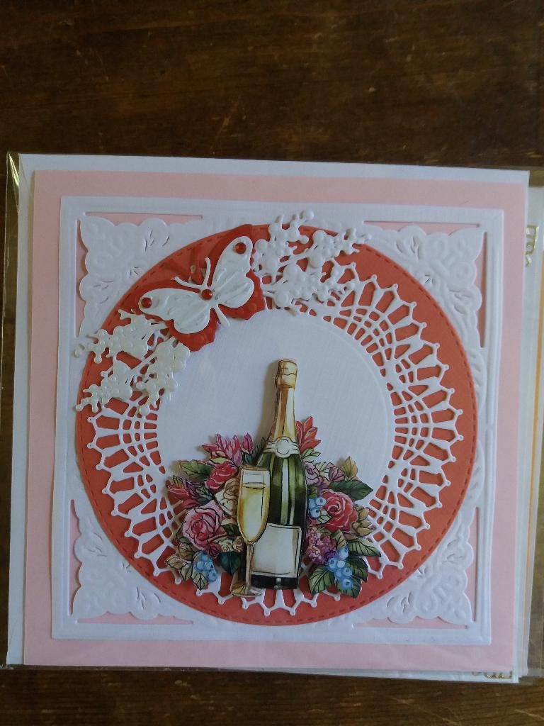 3D Blanko kaartje no. 2421, Ophalen of Verzenden, Nieuw, Fantasie