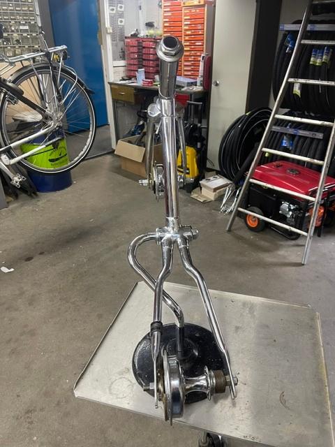 Demo frame Gazelle, Ophalen, Trommelrem, Gazelle, Jaren '50