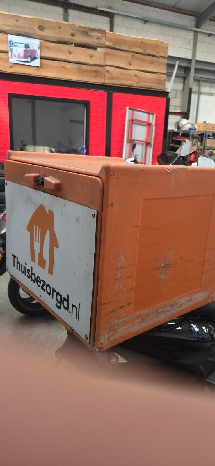 koffer bezorgbox sym en andere merken, Fietsen en Brommers, Ophalen, Gebruikt, Overige typen