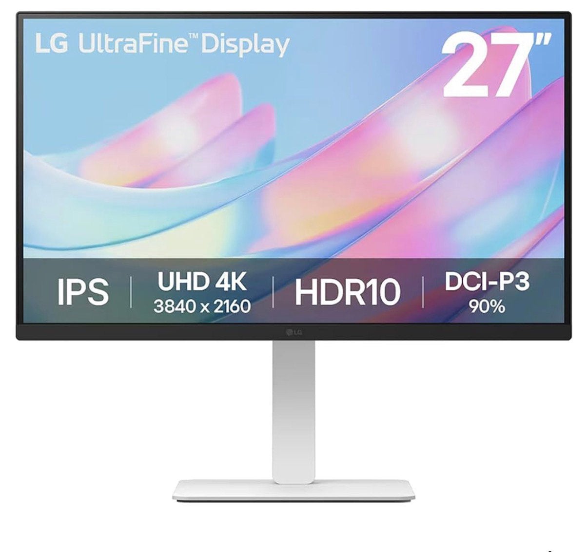LG Ultrafine 27US550-W 27 inch monitor, Ophalen of Verzenden, Zo goed als nieuw, IPS