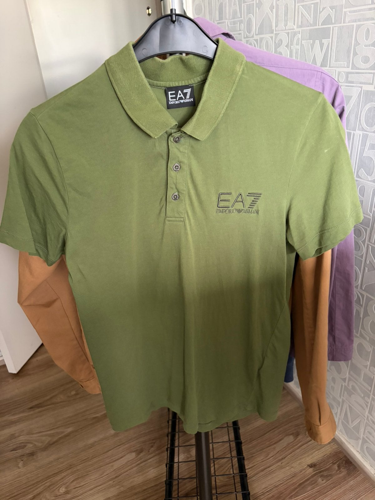 Emporio Armani polo, Kleding | Heren, Polo's, Ophalen of Verzenden, Zo goed als nieuw, Groen