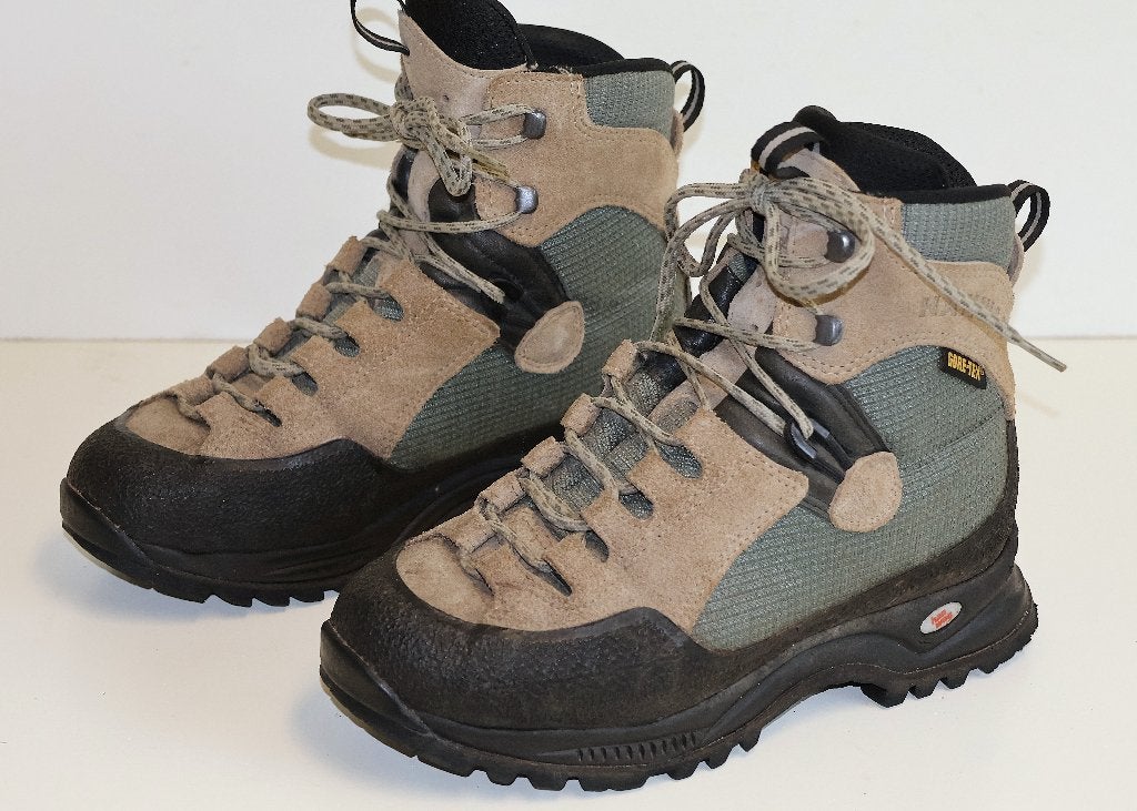 Stevige Hanwag Dames wandelschoen / bergschoen maat 39½, Hanwag, Ophalen of Verzenden, Zo goed als nieuw, Wandelschoenen