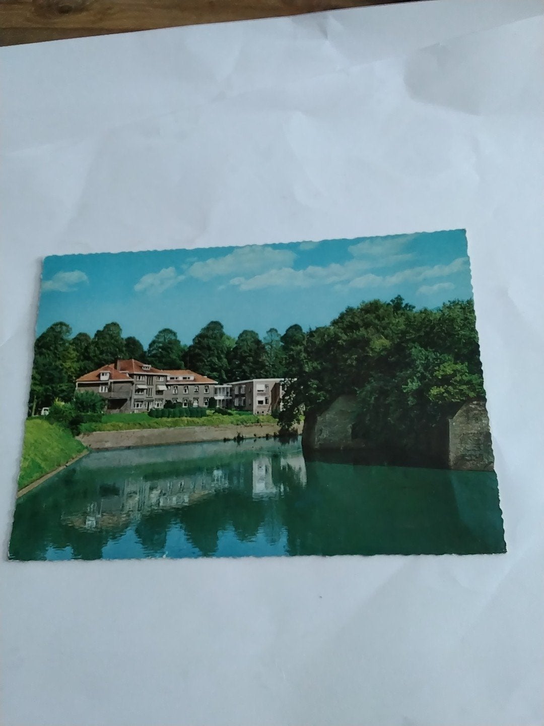 Oude ansichtkaart BERGEN OP ZOOM. BOLWERK, Ophalen of Verzenden, 1940 tot 1960, Gelopen