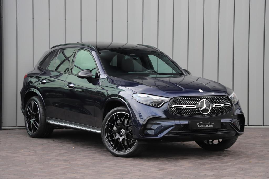 Mercedes-Benz GLC 300e AMG 4-Matic | 313PK | Pano | Burmeste, Automaat, 12 maanden, Gebruikt, Blauw