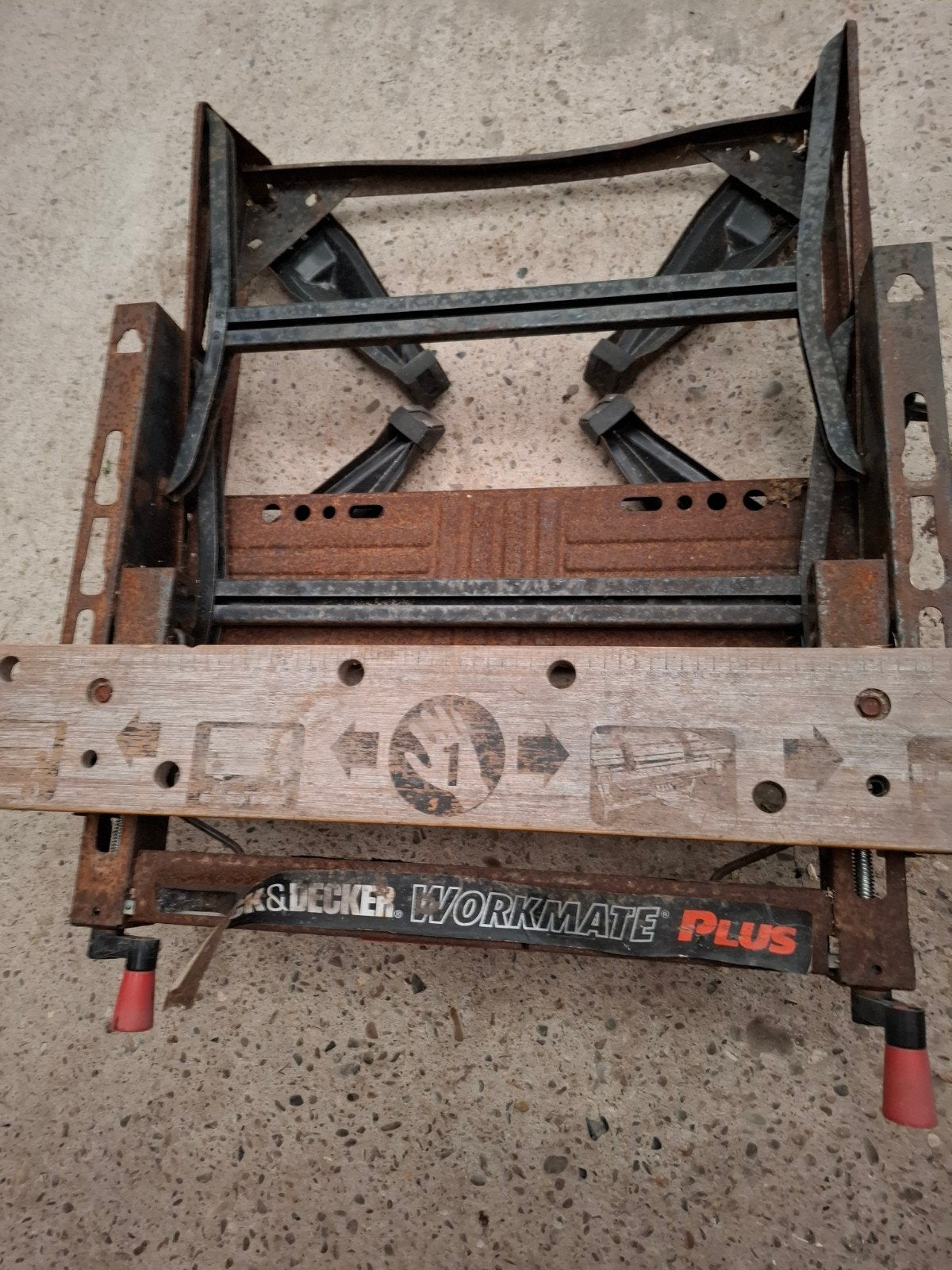 Black & Decker Workmate  opknapper, Ophalen, Gebruikt, 70 tot 120 cm, Inklapbaar