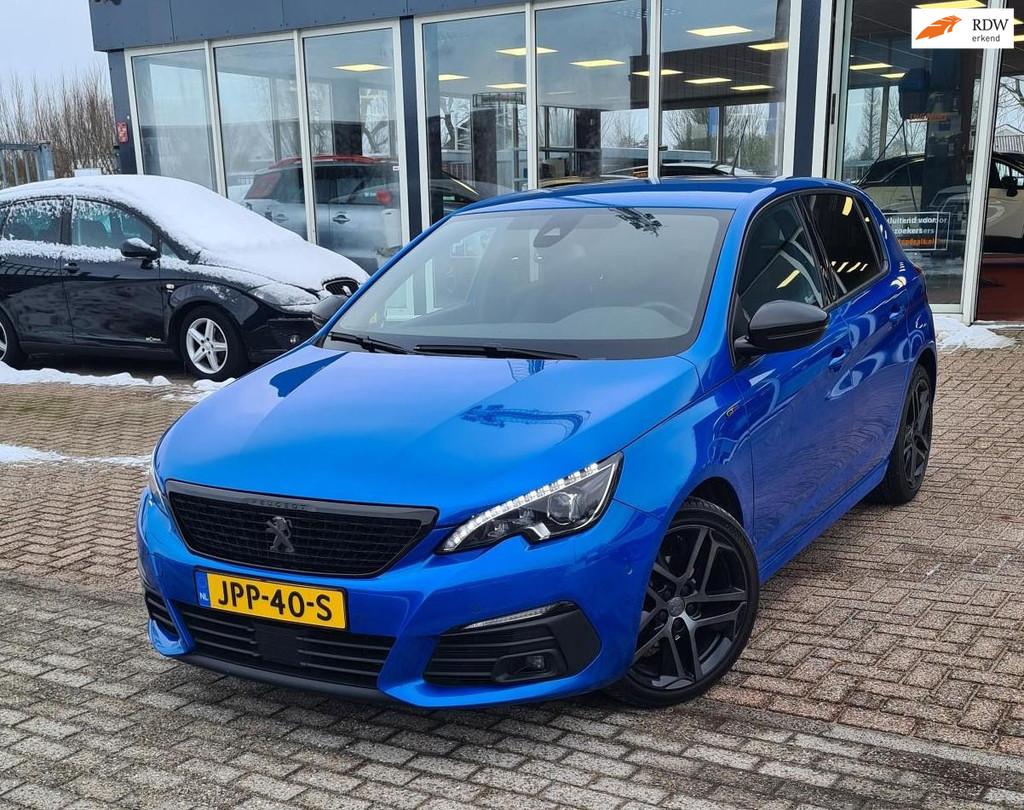 Peugeot 308 1.2 GT-Line |LED VERLICHTING|HALF LEDEREN INTERI, Gebruikt, 1199 cc, Blauw, Geïmporteerd