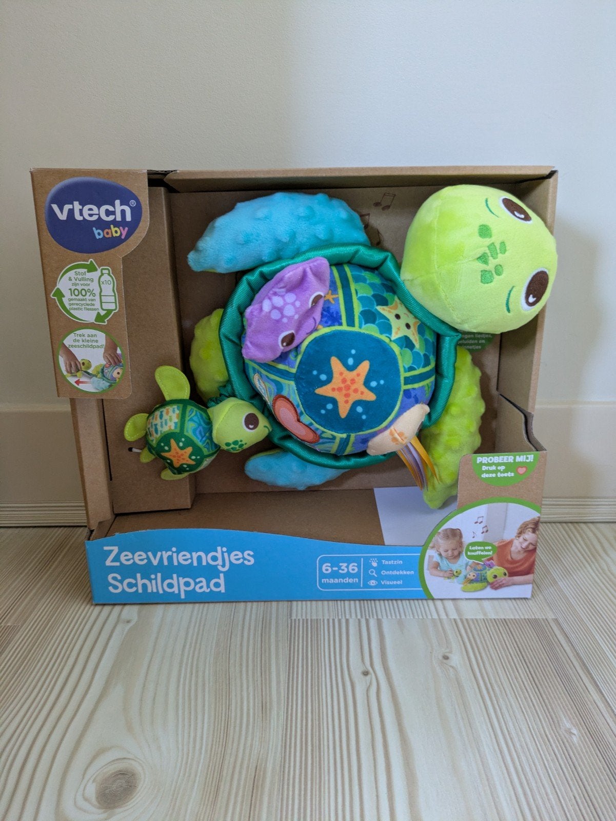 VTech Zeevriendjes Schildpad - Nieuw in doos met muziek, Ophalen of Verzenden, Nieuw, Overige typen, Met geluid