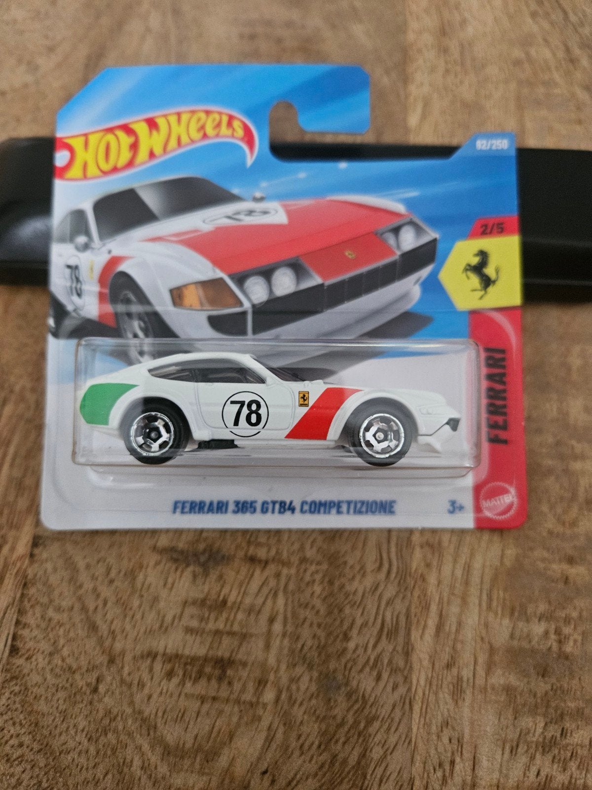 Hotwheels Ferrari GTB4 Competizione wit Nieuw, Ophalen of Verzenden, Nieuw, Auto