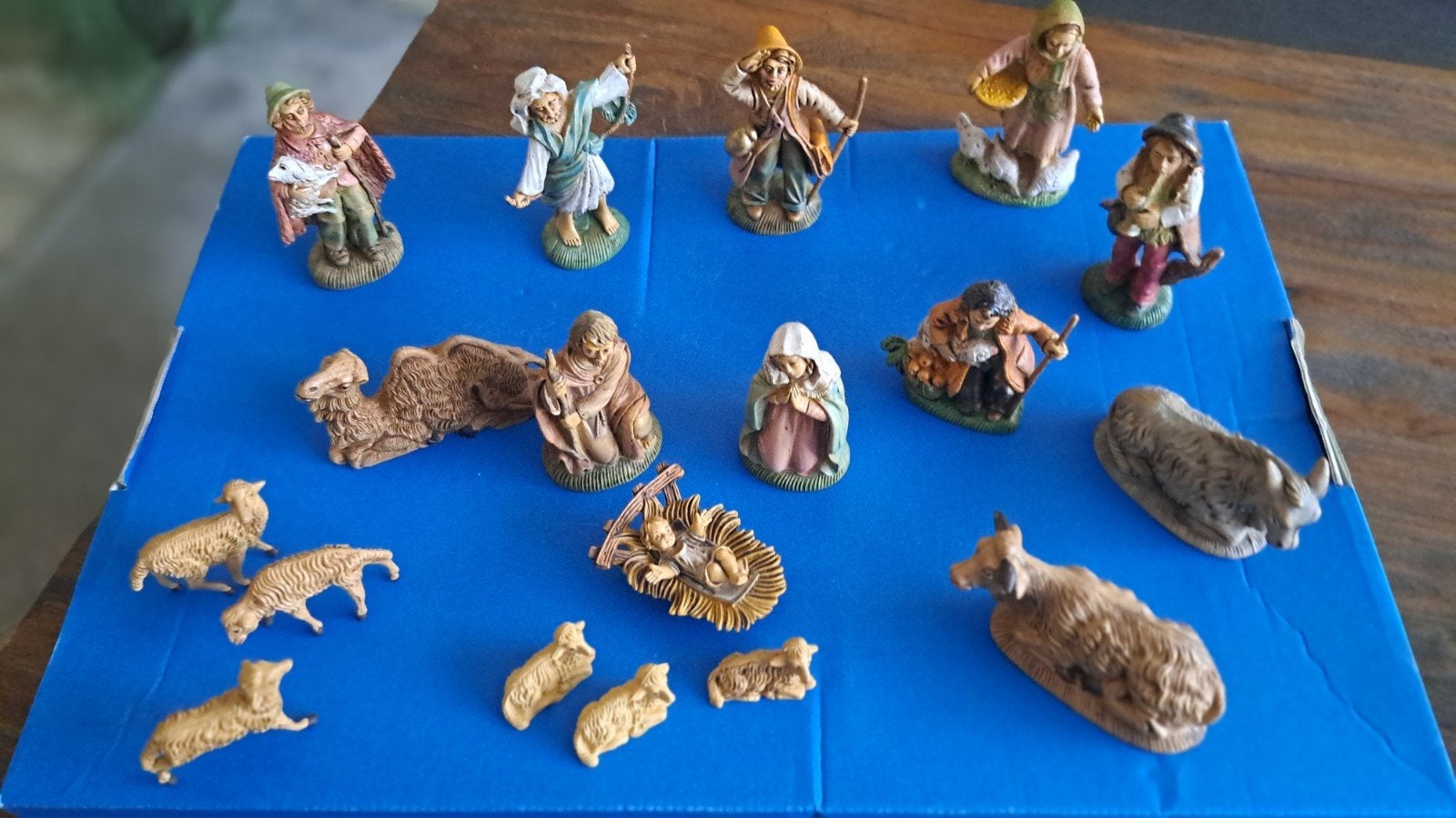 18 delige kerstgroep/ kerststal figuren, Ophalen of Verzenden