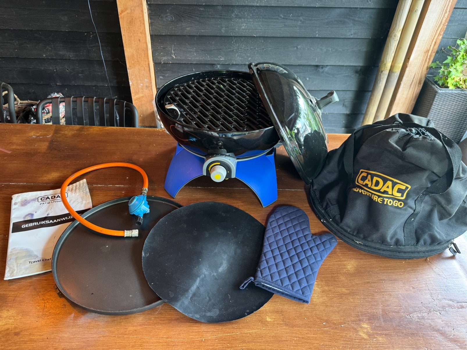 Cadac travel chef model, Ophalen, Zo goed als nieuw