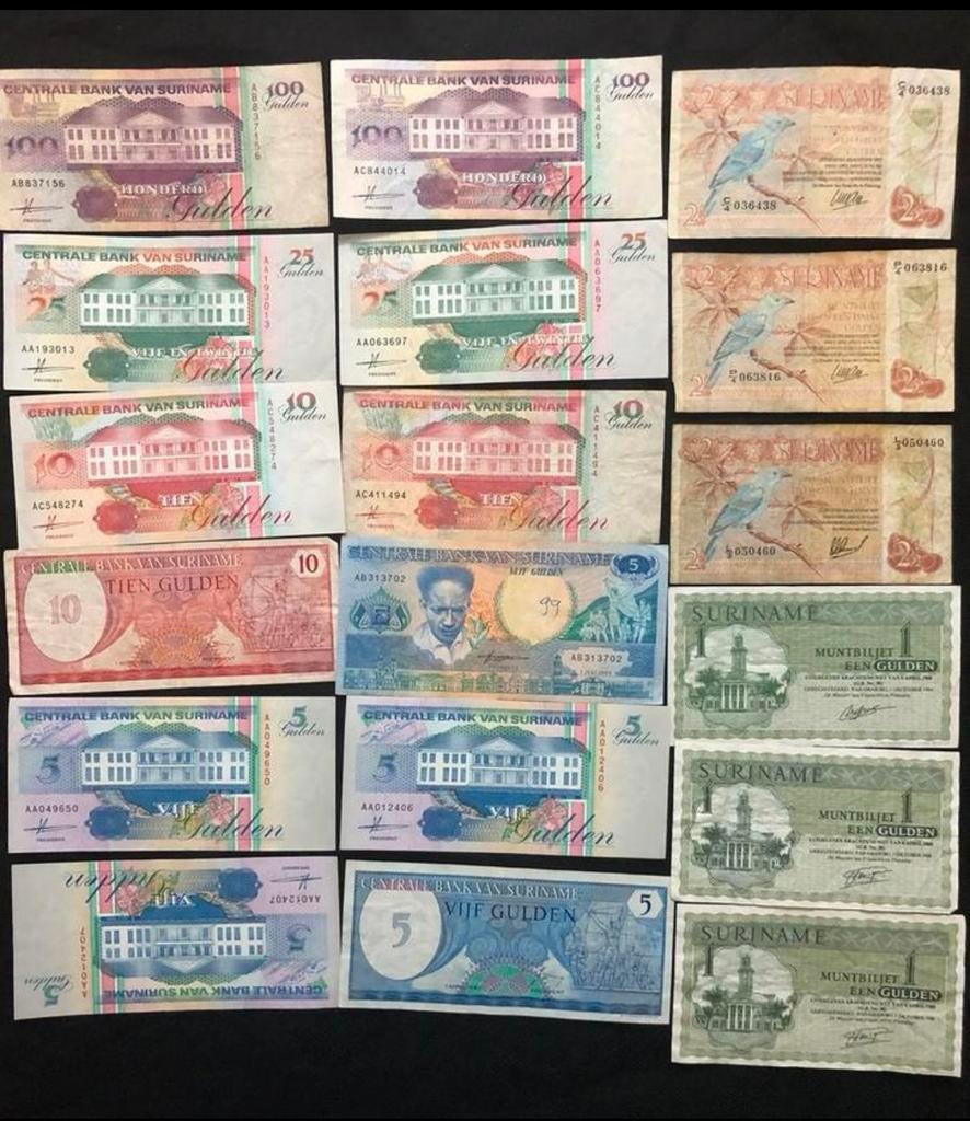 Suriname Guldens ( 315,5), Postzegels en Munten, Postzegels | Suriname, Ophalen of Verzenden