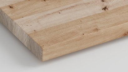Massief verlijmd paneel eiken rustiek, Ophalen of Verzenden, Hout