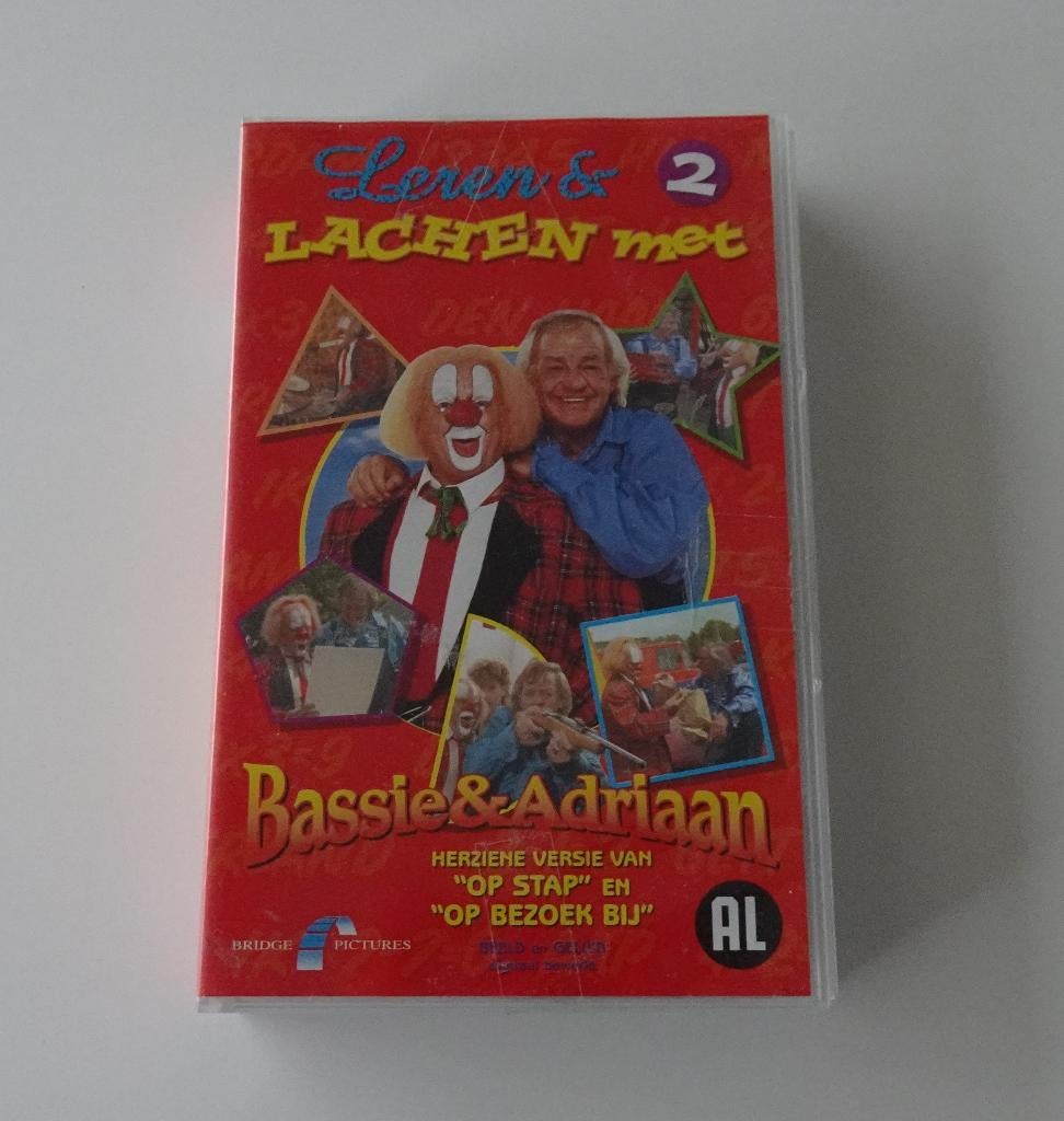 Leren & Lachen met Bassie en Adriaan Deel 2 - Nieuw in Seal, Cd's en Dvd's, VHS | Kinderen en Jeugd, Ophalen, Alle leeftijden