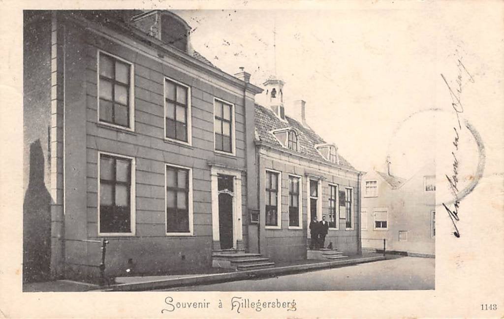 Souvenir a Hillegersberg 1902 Rotterdam, Verzenden, Voor 1920, Gelopen, Zuid-Holland